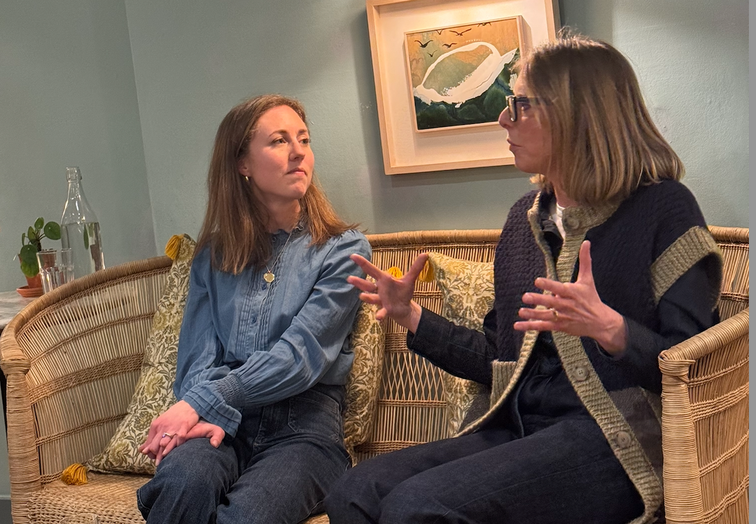 Sian Esther & Charl Knitwear Interview with Ginnie Chadwyck-Healey, former Vogue editor