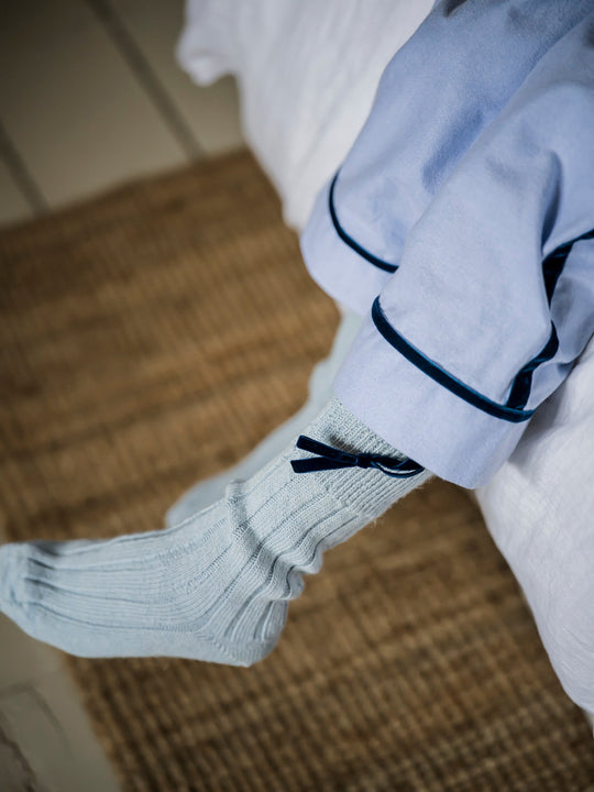 Blue Alpaca Bedsocks