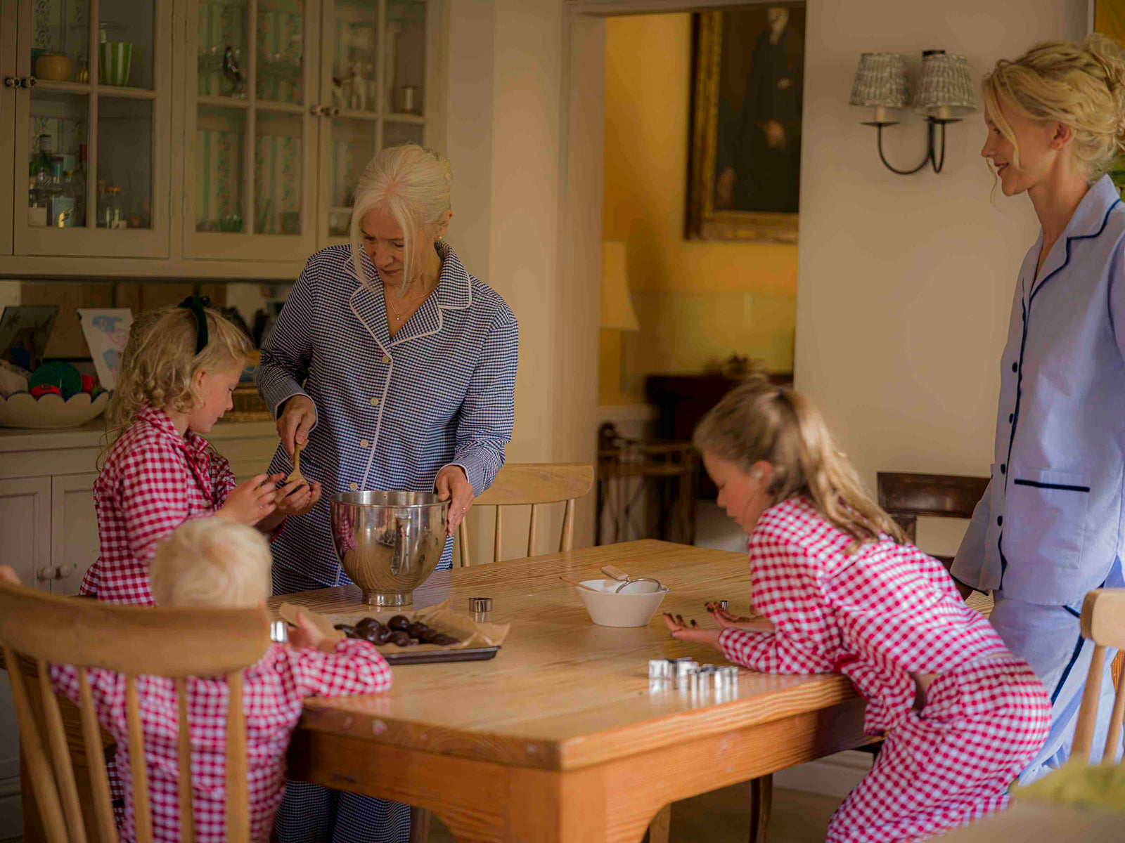 Matching family christmas cotton pyjamas