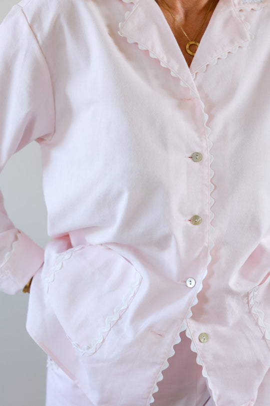 Sian Esther x Osborn Interiors Pink Ric Rac Pyjamas