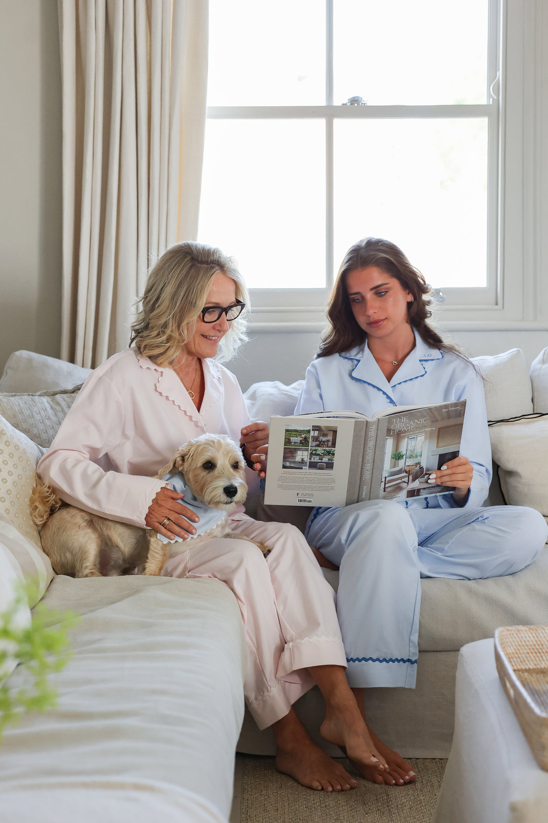Sian Esther x Osborn Interiors Blue Ric Rac Pyjamas