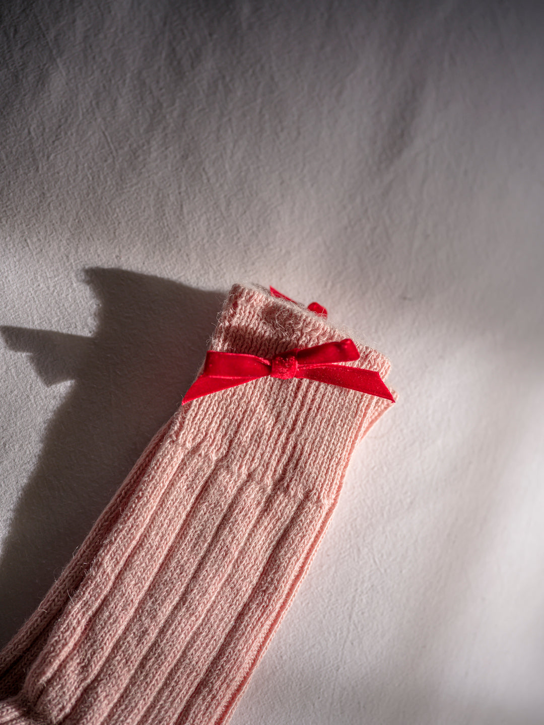 Valentine's Pink Alpaca Bedsocks