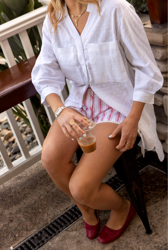 The Red Stripe Resort Shorts