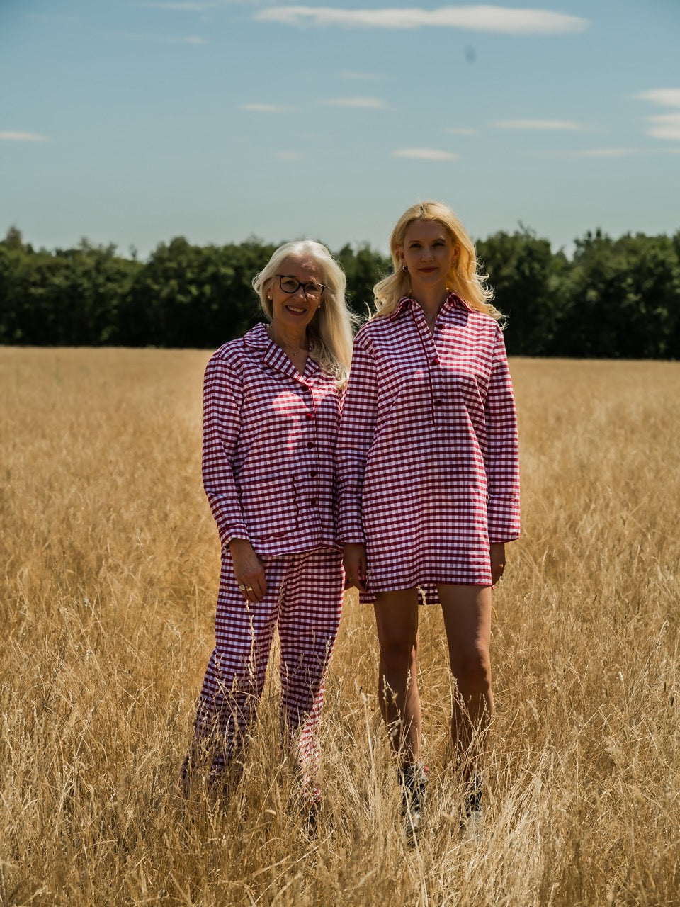 Red Gingham Brushed Cotton Nightshirt