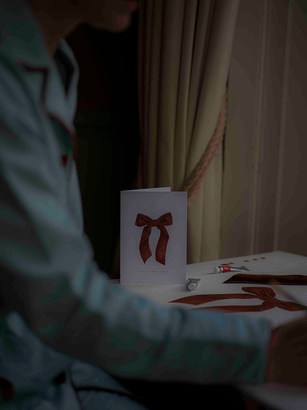 SE X GJ Green Bow Velvet Pyjamas
