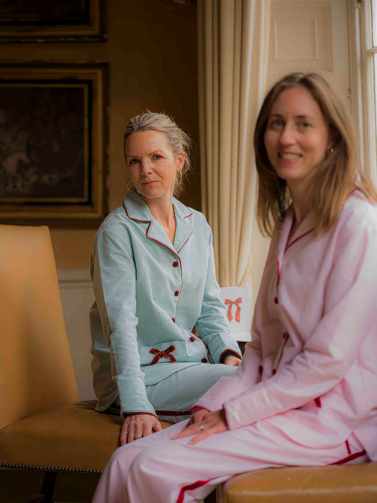 SE X GJ Green Bow Velvet Pyjamas