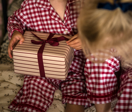 Children's Red Gingham Pyjama Set